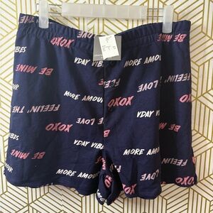 Grayson Threads valentine sleep Shorts large